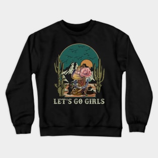 Birthday Gifts Let's Go Girls Women My Favorite Crewneck Sweatshirt